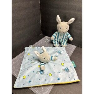 Goodnight Moon Bunny Rabbit in Pajamas Plush STUFFED ANIMAL Toy AND LOVEY